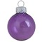 Whitehurst 40ct Soft Lavender Clear Glass Ball Christmas Ornaments 1.5" (40mm)